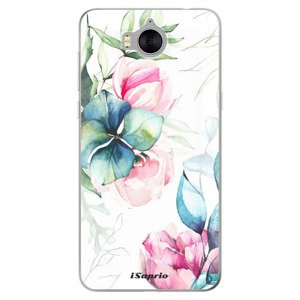 Odolné silikonové pouzdro iSaprio - Flower Art 01 - Huawei Y5 2017 / Y6 2017