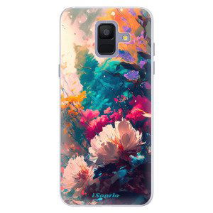 Silikonové pouzdro iSaprio - Flower Design - Samsung Galaxy A6