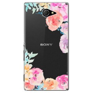 Plastové pouzdro iSaprio - Flower Brush - Sony Xperia M2