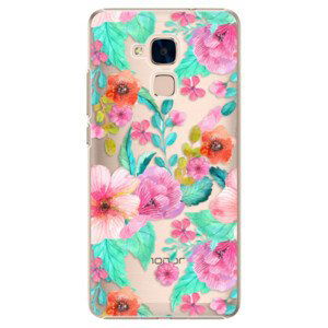 Plastové pouzdro iSaprio - Flower Pattern 01 - Huawei Honor 7 Lite