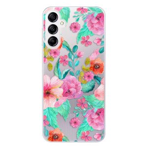 Odolné silikonové pouzdro iSaprio - Flower Pattern 01 - Samsung Galaxy A14 / A14 5G