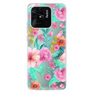 Odolné silikonové pouzdro iSaprio - Flower Pattern 01 - Xiaomi Redmi 10C