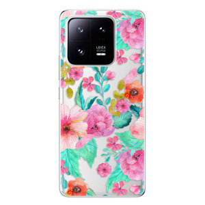 Odolné silikonové pouzdro iSaprio - Flower Pattern 01 - Xiaomi 13 Pro