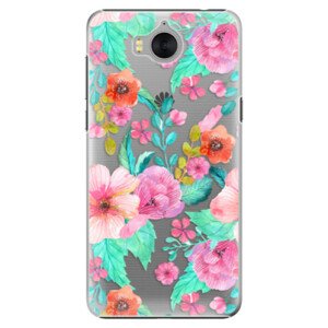 Plastové pouzdro iSaprio - Flower Pattern 01 - Huawei Y5 2017 / Y6 2017