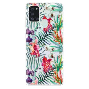 Odolné silikonové pouzdro iSaprio - Flower Pattern 03 - Samsung Galaxy A21s