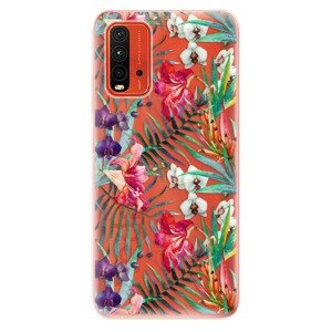 Odolné silikonové pouzdro iSaprio - Flower Pattern 03 - Xiaomi Redmi 9T