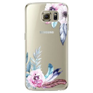 Plastové pouzdro iSaprio - Flower Pattern 04 - Samsung Galaxy S6 Edge