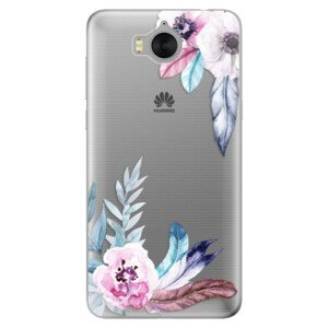 Odolné silikonové pouzdro iSaprio - Flower Pattern 04 - Huawei Y5 2017 / Y6 2017