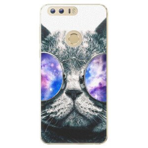 Plastové pouzdro iSaprio - Galaxy Cat - Huawei Honor 8