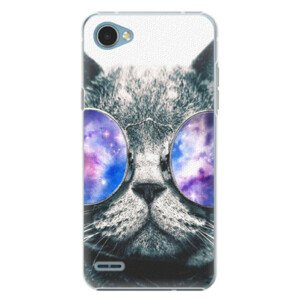 Plastové pouzdro iSaprio - Galaxy Cat - LG Q6