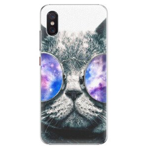 Plastové pouzdro iSaprio - Galaxy Cat - Xiaomi Mi 8 Pro