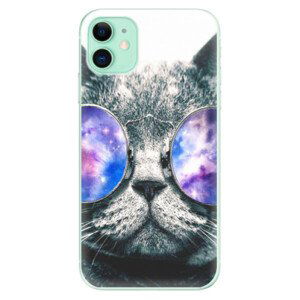 Odolné silikonové pouzdro iSaprio - Galaxy Cat - iPhone 11