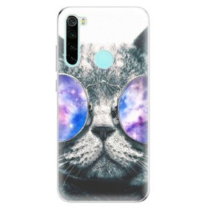 Odolné silikonové pouzdro iSaprio - Galaxy Cat - Xiaomi Redmi Note 8