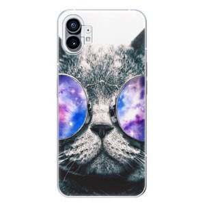 Odolné silikonové pouzdro iSaprio - Galaxy Cat - Nothing Phone (1)