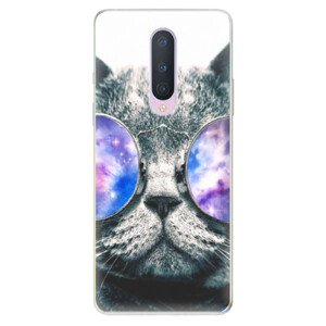 Odolné silikonové pouzdro iSaprio - Galaxy Cat - OnePlus 8