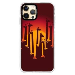 Silikonové pouzdro Bumper iSaprio - Giraffe 01 - iPhone 12 Pro Max