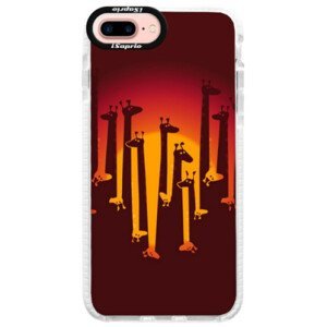 Silikonové pouzdro Bumper iSaprio - Giraffe 01 - iPhone 7 Plus