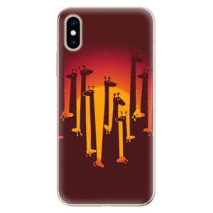 Odolné silikonové pouzdro iSaprio - Giraffe 01 - iPhone XS