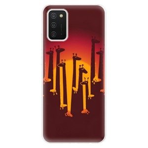 Odolné silikonové pouzdro iSaprio - Giraffe 01 - Samsung Galaxy A02s