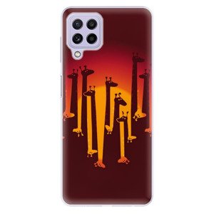 Odolné silikonové pouzdro iSaprio - Giraffe 01 - Samsung Galaxy A22