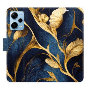 Flipové pouzdro iSaprio - GoldBlue - Xiaomi Redmi Note 12 Pro+ 5G