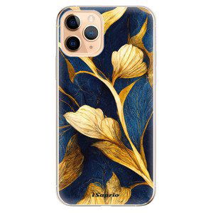 Odolné silikonové pouzdro iSaprio - Gold Leaves - iPhone 11 Pro