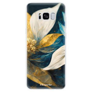 Odolné silikonové pouzdro iSaprio - Gold Petals - Samsung Galaxy S8