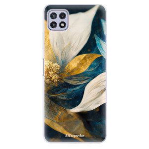 Odolné silikonové pouzdro iSaprio - Gold Petals - Samsung Galaxy A22 5G