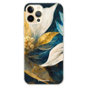 Odolné silikonové pouzdro iSaprio - Gold Petals - iPhone 12 Pro