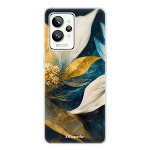 Odolné silikonové pouzdro iSaprio - Gold Petals - Realme GT 2 Pro