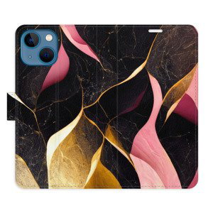 Flipové pouzdro iSaprio - Gold Pink Marble 02 - iPhone 13 mini