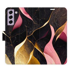 Flipové pouzdro iSaprio - Gold Pink Marble 02 - Samsung Galaxy S21 FE 5G