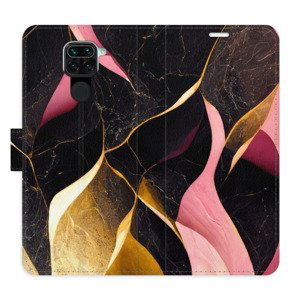 Flipové pouzdro iSaprio - Gold Pink Marble 02 - Xiaomi Redmi Note 9