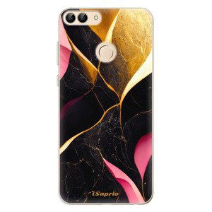 Odolné silikonové pouzdro iSaprio - Gold Pink Marble - Huawei P Smart