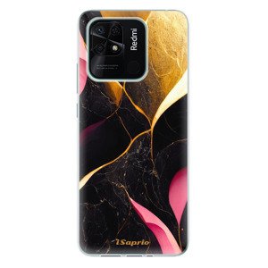 Odolné silikonové pouzdro iSaprio - Gold Pink Marble - Xiaomi Redmi 10C