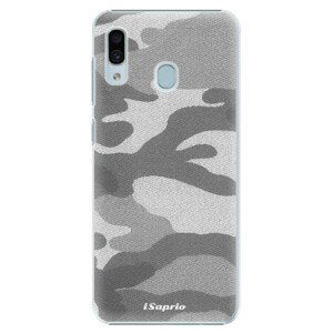 Plastové pouzdro iSaprio - Gray Camuflage 02 - Samsung Galaxy A20