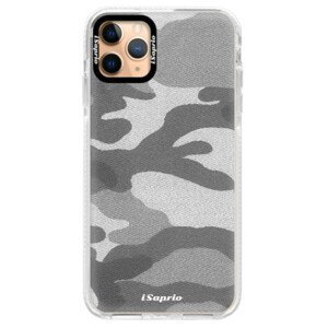 Silikonové pouzdro Bumper iSaprio - Gray Camuflage 02 - iPhone 11 Pro Max