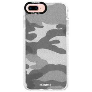 Silikonové pouzdro Bumper iSaprio - Gray Camuflage 02 - iPhone 7 Plus