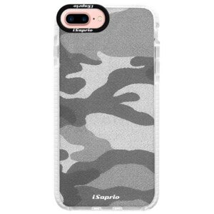 Silikonové pouzdro Bumper iSaprio - Gray Camuflage 02 - iPhone 7 Plus