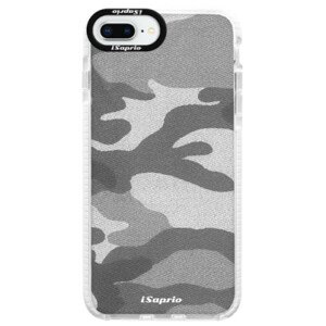 Silikonové pouzdro Bumper iSaprio - Gray Camuflage 02 - iPhone 8 Plus