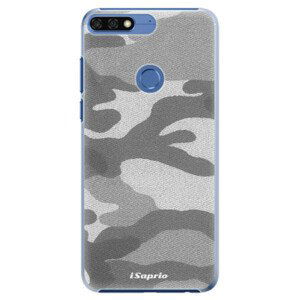Plastové pouzdro iSaprio - Gray Camuflage 02 - Huawei Honor 7C