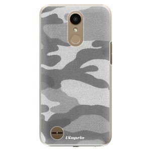 Plastové pouzdro iSaprio - Gray Camuflage 02 - LG K10 2017