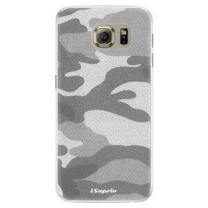 Silikonové pouzdro iSaprio - Gray Camuflage 02 - Samsung Galaxy S6