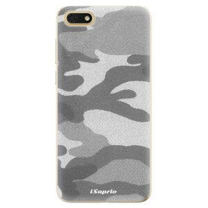 Odolné silikonové pouzdro iSaprio - Gray Camuflage 02 - Huawei Honor 7S