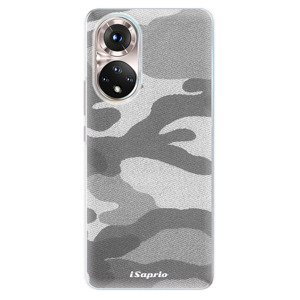 Odolné silikonové pouzdro iSaprio - Gray Camuflage 02 - Honor 50