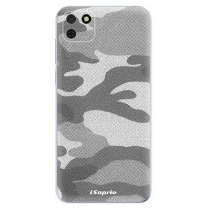 Odolné silikonové pouzdro iSaprio - Gray Camuflage 02 - Huawei Y5p
