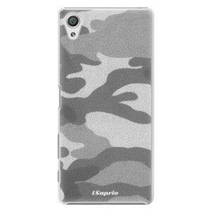 Plastové pouzdro iSaprio - Gray Camuflage 02 - Sony Xperia X
