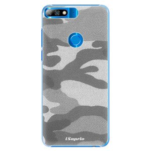 Plastové pouzdro iSaprio - Gray Camuflage 02 - Huawei Y7 Prime 2018