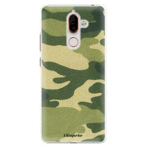 Plastové pouzdro iSaprio - Green Camuflage 01 - Nokia 7 Plus