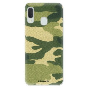 Odolné silikonové pouzdro iSaprio - Green Camuflage 01 - Samsung Galaxy A20e